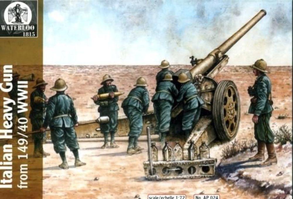 Italian heavy gun 149/40 w/serv. Italian heavy gun 149/40 w/serv. von Waterloo 1815