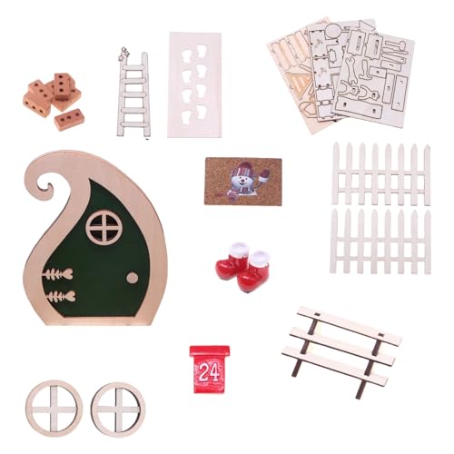 20pcs Dollhouses Miniatur Holiday Doors Weihnachtsdekoration Set Harzholz Holz Kreativprojekt Weihnacht Dollhouses Möbel Miniaturen 20pcs Dollhouses Miniatur Holiday Doors Weihnachtsdekoration Set Harzholz Holz Kreativprojekt Weihnacht Dollhouses Möbel Miniaturen von Watreketal
