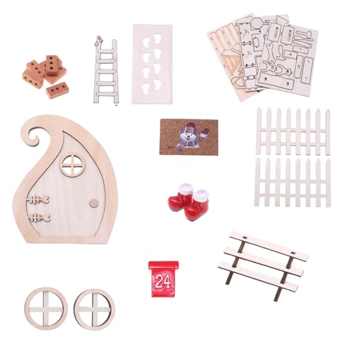 20pcs Dollhouses Miniatur Holiday Doors Weihnachtsdekoration Set Harzholz Holz Kreativprojekt Weihnacht Dollhouses Möbel Miniaturen 20pcs Dollhouses Miniatur Holiday Doors Weihnachtsdekoration Set Harzholz Holz Kreativprojekt Weihnacht Dollhouses Möbel Miniaturen von Watreketal