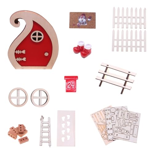 20pcs Dollhouses Miniatur Holiday Doors Weihnachtsdekoration Set Harzholz Holz Kreativprojekt Weihnacht Dollhouses Möbel Miniaturen 20pcs Dollhouses Miniatur Holiday Doors Weihnachtsdekoration Set Harzholz Holz Kreativprojekt Weihnacht Dollhouses Möbel Miniaturen von Watreketal