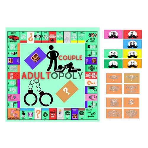 Adultopoly Brettspiel Paare Für Paar Relationship Conversation Conversation Adultopoly Adult Boardspiel Adultopoly Brettspiel Paare Für Paar Relationship Conversation Conversation Adultopoly Adult Boardspiel von Watreketal