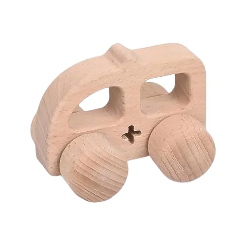 Inertial Push Car Wood Tierauto Bildungsspielzeug Für Babys Und Kleinkind Handgriff Interaktive Handaugenkoordination Kognitive Entwicklung von Watreketal