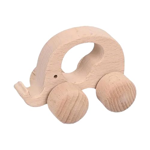 Inertial Push Car Wood Tierauto Bildungsspielzeug Für Babys Und Kleinkind Handgriff Interaktive Handaugenkoordination Kognitive Entwicklung von Watreketal