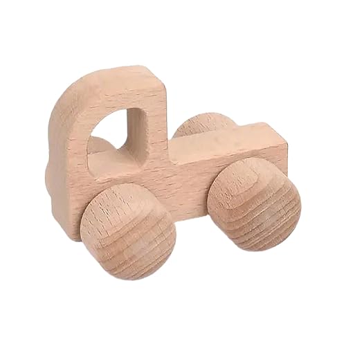 Inertial Push Car Wood Tierauto Bildungsspielzeug Für Babys Und Kleinkind Handgriff Interaktive Handaugenkoordination Kognitive Entwicklung von Watreketal
