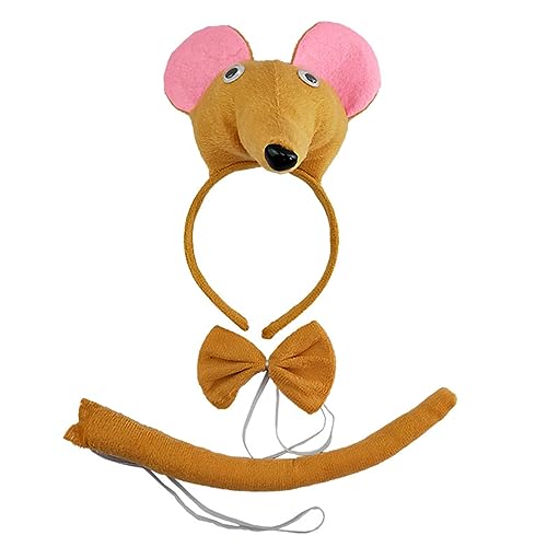Mauskostüm Stirnband Schwanz Bowtie Set Für StagePerformance Cartoon Kinder Tun Spiel Accessoires Maus Stirnband Halloween Themen Mauskostüm Stirnband Schwanz Bowtie Set Für StagePerformance Cartoon Kinder Tun Spiel Accessoires Maus Stirnband Halloween Themen von Watreketal