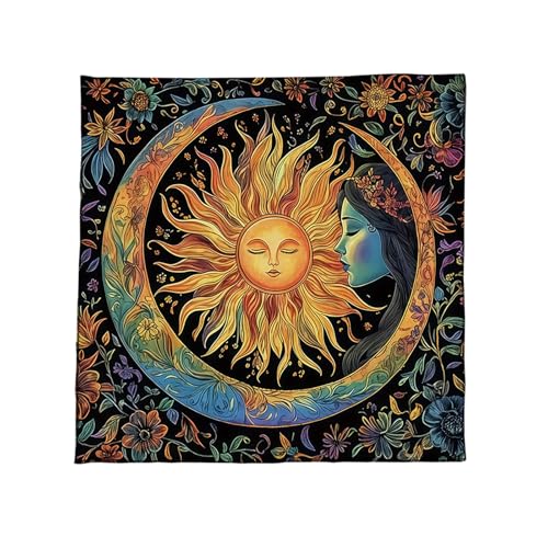 Praktische Faltbare Tarot Stoff Leicht Zu Reinigen Velvets Wahrsagungsmatte Stoff Textur Geeignet Für Spirituelle Praktiken Faltbare Tarots Tischdecke von Watreketal