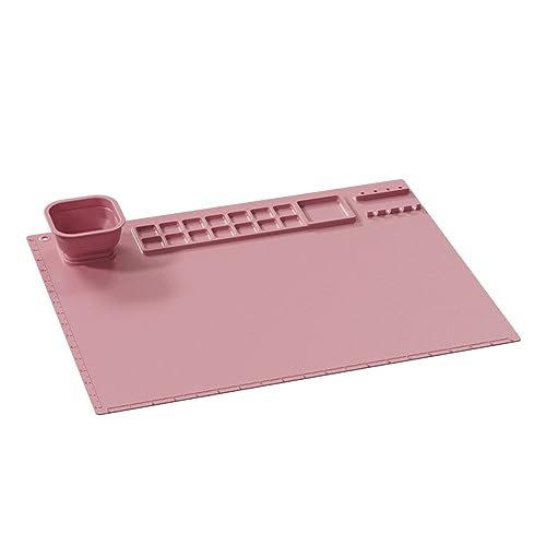 Tragbare Silikonmalerei Matte Zusammenklappbares Nicht Stick Handwerkskissen Für Kinder Und Erwachsene Ideal Für Kunsthandwerk Schmuck Making Malerei Silicon Pad wasserdichte Kunst von Watreketal