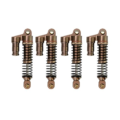 Watreketal 4pack Fernbedienungsschockdämpfer 1:18 Skalierter Vorder Und Hinter Fernbedienungs Kontrollauto Mit Verbessertem Teildämpfer Für TRX4M Aluminiumabsorberfedern Watreketal 4pack Fernbedienungsschockdämpfer 1:18 Skalierter Vorder Und Hinter Fernbedienungs Kontrollauto Mit Verbessertem Teildämpfer Für TRX4M Aluminiumabsorberfedern von Watreketal
