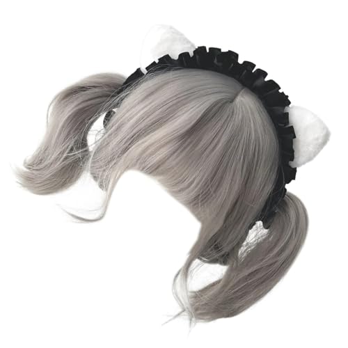 Watreketal Anime Ohr Stirnband Halloween Maid Hairhoop Rollenspiele Requisiten Friseur Kostümzubehör Cosplay Kopfstücke Anime Hair Accessoire Watreketal Anime Ohr Stirnband Halloween Maid Hairhoop Rollenspiele Requisiten Friseur Kostümzubehör Cosplay Kopfstücke Anime Hair Accessoire von Watreketal