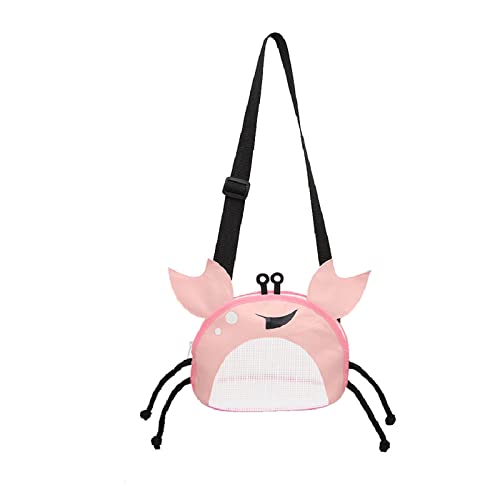 Watreketal Beach Toy Bags Süße Krabbenform Mesh Muschelschale Sammeln Mit Einstellbaren Tragetilfen Und Reißverschluss Mesh Taschen Kinder Für Muscheln Sand Mit Reißverschluss Um Nasse Zu Tragen Watreketal Beach Toy Bags Süße Krabbenform Mesh Muschelschale Sammeln Mit Einstellbaren Tragetilfen Und Reißverschluss Mesh Taschen Kinder Für Muscheln Sand Mit Reißverschluss Um Nasse Zu Tragen von Watreketal