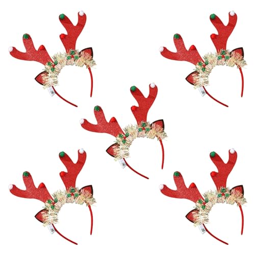 Watreketal Blitzes Weihnachtsstirnband Mit Eingebauten LED LEGE LEGE NEUE Kopfbedeckung Festliche Haarzubehör Für Feiertagsfeiern Kopfbedeckung Für Weihnachtsferien von Watreketal