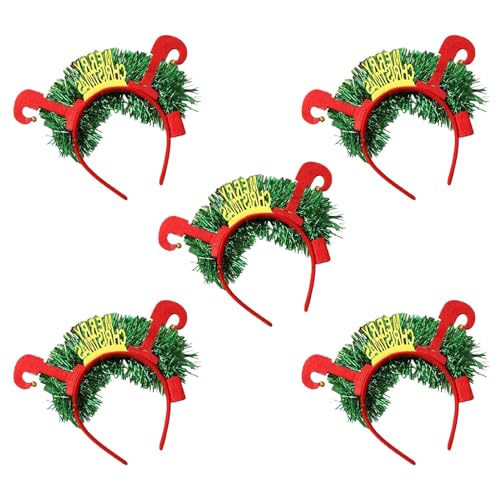 Watreketal Blitzes Weihnachtsstirnband Mit Eingebauten LED LEGE LEGE NEUE Kopfbedeckung Festliche Haarzubehör Für Feiertagsfeiern Kopfbedeckung Für Weihnachtsferien von Watreketal