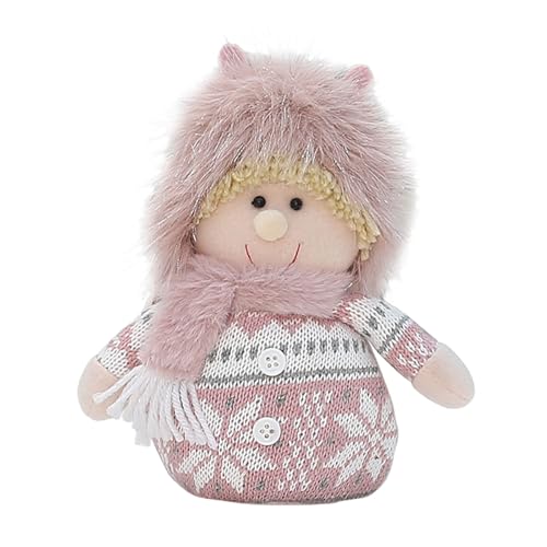 Watreketal Festliche Plushie Stoffspielzeug Figur Desktop Dekoration Weihnachtsgesprächs Schreibtischverzierung Für Home Desktop Santa Dekoration von Watreketal