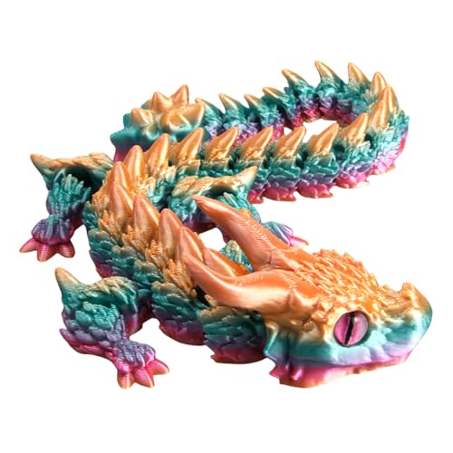 Watreketal Flexibler Metallic Dragon Zappeln Spielzeugstress Entlastung Begleiter Für Alle Altersgruppen Kompakte Geräte Neuheit Requisiten Office Desk Dragon Ornament Watreketal Flexibler Metallic Dragon Zappeln Spielzeugstress Entlastung Begleiter Für Alle Altersgruppen Kompakte Geräte Neuheit Requisiten Office Desk Dragon Ornament von Watreketal