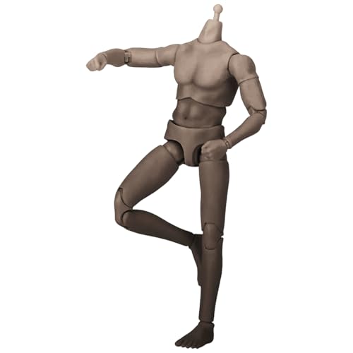 Watreketal Halbflexible Männliche Körpermodell Abbildung 6inch Skala Artikulierte ABS Aktion Für Künstlerische Anzeige Und Anpassung Die Sammelbar von Watreketal