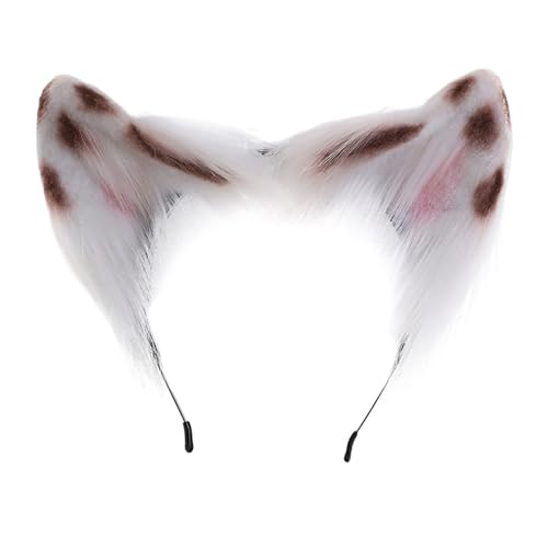 Watreketal Halloween Anime Charakter Stirnband Katze Ohrform Haare Hoop Plüsch Kopfstück Osterparty Cosplay Kostüm Unisex Erwachsener Größe Make Up Für Waschen Von Gesicht Stirnbändern Für Mädchen von Watreketal