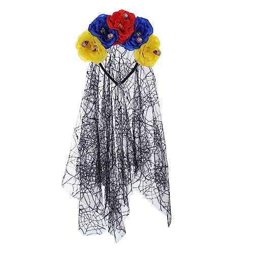 Watreketal Halloween Blumenstirnbandschädel Schleier Stirnbänder Watreketal Halloween Blumenstirnbandschädel Schleier Stirnbänder von Watreketal