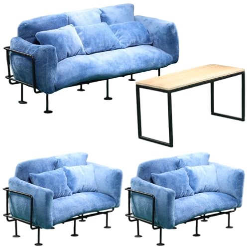 Watreketal Miniatur Wohnzimmer Sofa Couch Modell Detaillierte Verschiebung Puppenmöbel 1/6 Skala Modell Für Sammler Detaillierte Miniaturmöbel Watreketal Miniatur Wohnzimmer Sofa Couch Modell Detaillierte Verschiebung Puppenmöbel 1/6 Skala Modell Für Sammler Detaillierte Miniaturmöbel von Watreketal