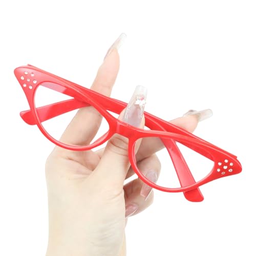 Watreketal Modische Brille Mit Strasssteinen Für Halloween Und Cosplay Accessoire Plain Objektiv Für Verschiedene Halloween Watreketal Modische Brille Mit Strasssteinen Für Halloween Und Cosplay Accessoire Plain Objektiv Für Verschiedene Halloween von Watreketal