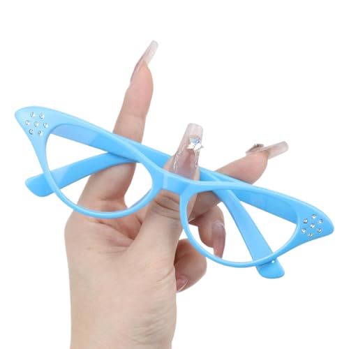 Watreketal Modische Brille Mit Strasssteinen Für Halloween Und Cosplay Accessoire Plain Objektiv Für Verschiedene Halloween Watreketal Modische Brille Mit Strasssteinen Für Halloween Und Cosplay Accessoire Plain Objektiv Für Verschiedene Halloween von Watreketal