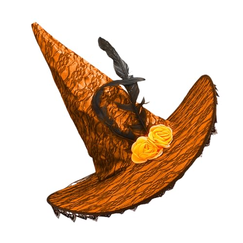 Watreketal Persönlichkeit Accessoire Künstlerische Jugendhüße Einfache Straße Halloween Hexe Oder Themenpartys Und Cosplay Event Frauen Halloween von Watreketal