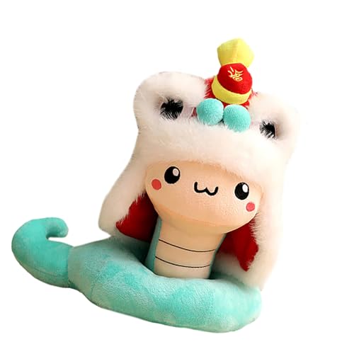 Watreketal Schlangenjahr Maskottchen Stofftiere Zodiacs Plüschspielzeug Schöne Stofftiere Puppen Neue Geburtstagsgeschenk Maskottchen von Watreketal