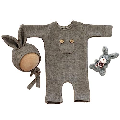 Watreketal Schönes Design Neugeborene Baby Fotografie Requisite Outfit Faser Strampler Mit Puppen Set Fotoshooting Kostüm Für 0-1 Monate Neugeborene Kleidung Foto Requisiten Fotografie Outfit Watreketal Schönes Design Neugeborene Baby Fotografie Requisite Outfit Faser Strampler Mit Puppen Set Fotoshooting Kostüm Für 0-1 Monate Neugeborene Kleidung Foto Requisiten Fotografie Outfit von Watreketal