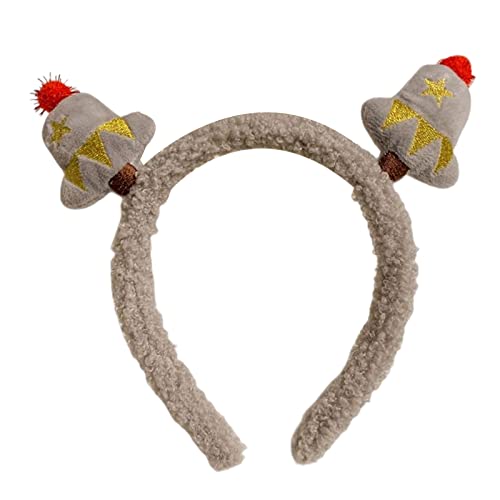 Watreketal Snowman Hair Hoop Weihnachten Plüsch Stirnband Hirsch Haare Hoop Weihnachten Plüsch Stirnbänder von Watreketal