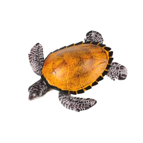 Watreketal Spielzeug Der Schildkrötensee Kreaturen Spielzeug Perfekt Für Rollenspiele Und So Tun Als Handbemalte Schildkrötenfigur Für Lernen Und Spielen des Meereskreaturen Modells von Watreketal