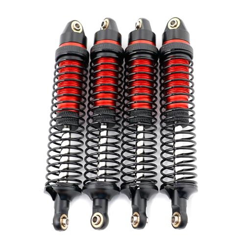 Watreketal Stoßdämpfer 4pieces Metalldämpfer Teile Für 1/10 Fernbedienungssteuerkletterauto Crawler Trucks Upgrade Zubehör von Watreketal