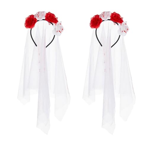 Watreketal Stylische Blumenstirnbänder Orament Halloween Kopfschmuck Dekorationen Halloween Kopfbedeckung Für Maskeraden Und Partys Mysteriöses Rosenhaarband Watreketal Stylische Blumenstirnbänder Orament Halloween Kopfschmuck Dekorationen Halloween Kopfbedeckung Für Maskeraden Und Partys Mysteriöses Rosenhaarband von Watreketal