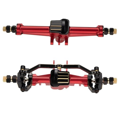 Watreketal Vordere Hinterachsen Baugruppen Aluminiumlegierung Und Für 1/18 TRX4M Fernbedienung Crawler Black Anodized Housing von Watreketal