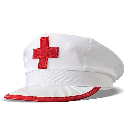 Watreketal Weiße Krankenschwester Cap 58cm Kopfumfang Haushaltsdtragen Vorräte Für Erwachsene Weibliche Männliche Kostümprops Peeling Kappe Watreketal Weiße Krankenschwester Cap 58cm Kopfumfang Haushaltsdtragen Vorräte Für Erwachsene Weibliche Männliche Kostümprops Peeling Kappe von Watreketal