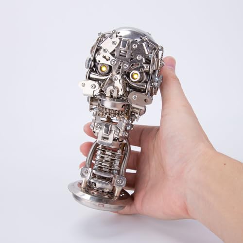 3D Metallpuzzle für Erwachsene, DIY Montage mechanisches Skelett Modell Bausatz, 3D Puzzle Edelstahl Bausatz Steampunk, 200 Teile von Wauvmoss