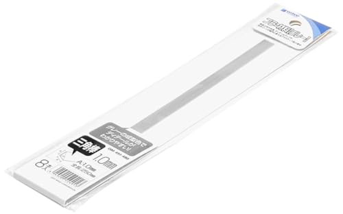 Wave Material Serie Kunststoff Material Dreieck Bar 0,04 Zoll (1,0 mm), 8 Stück, Hobby Material OM-491 von Wave