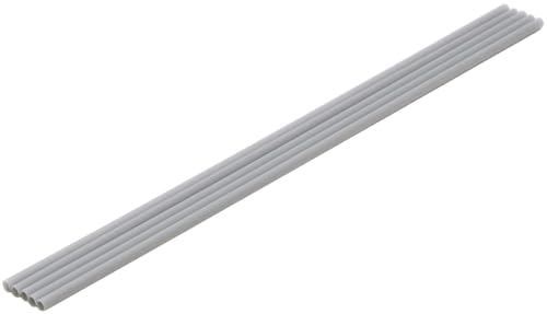 Wave Material Serie OM-522 Kunststoffrohr grau dünn Außendurchmesser 0,16 Zoll (4,0 mm) 5 Stück Hobby Material von Wave