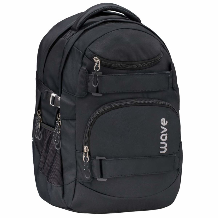 Wave Schulrucksack Infinity BLACK von Wave