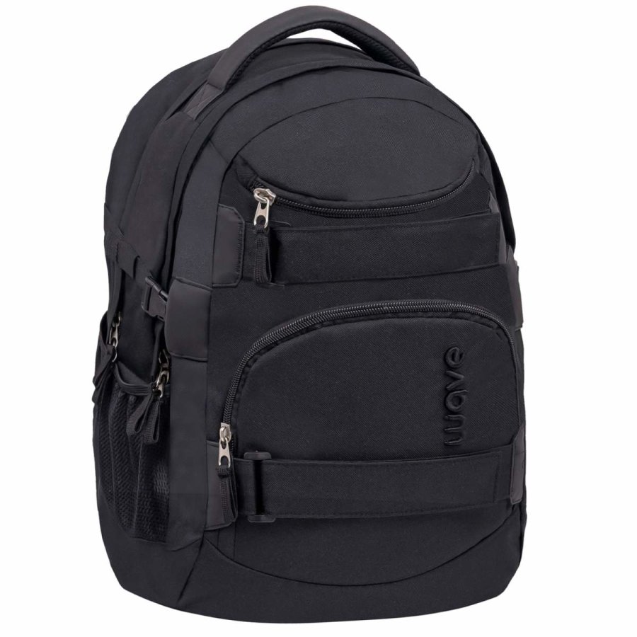 Wave Schulrucksack Infinity POSH BLACK von Wave
