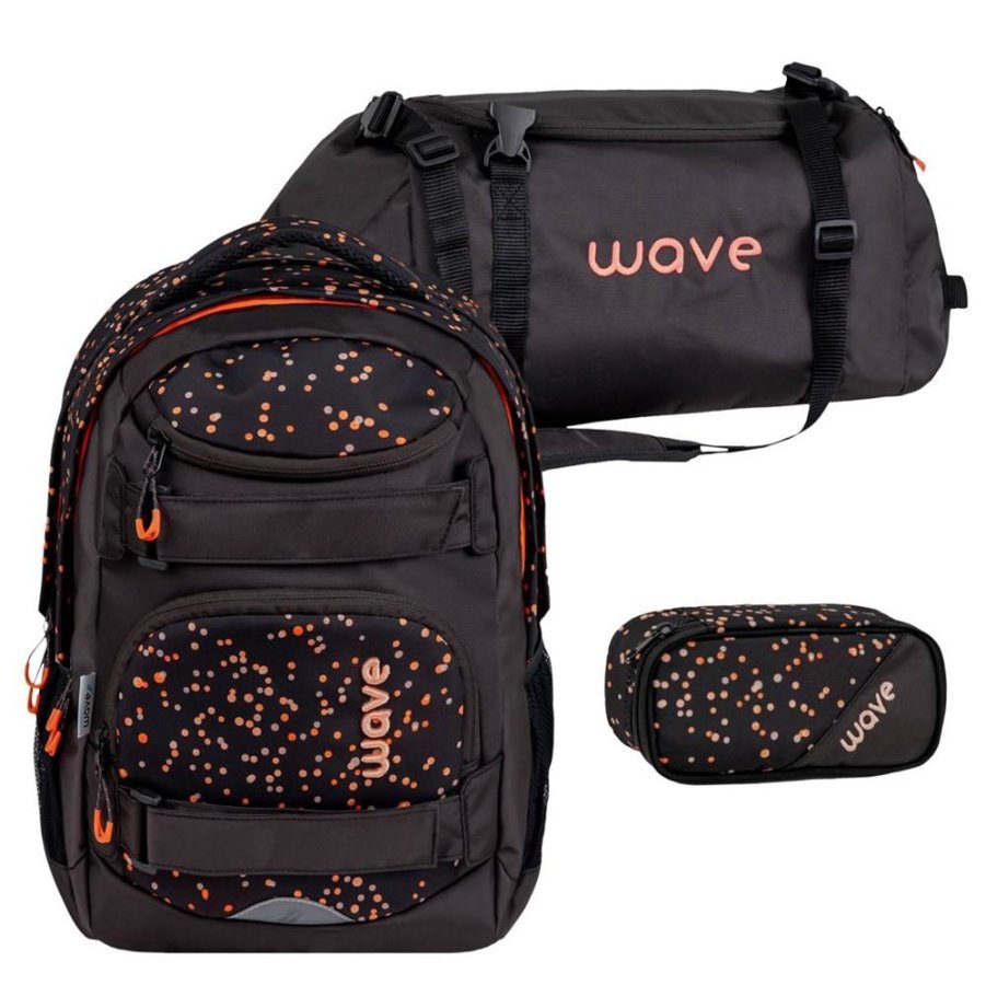 Wave Schulrucksack Set "Infinity Move" 3tlg. Dots Blooms Wave Schulrucksack Set "Infinity Move" 3tlg. Dots Blooms von Wave