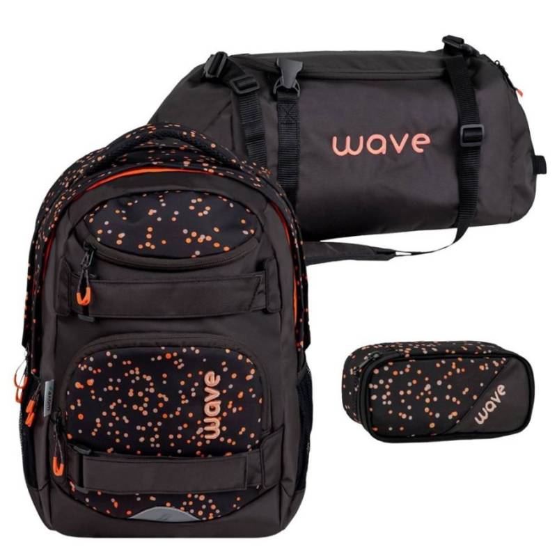 Wave Schulrucksack Set "Infinity Move" 3tlg. Dots Blooms Wave Schulrucksack Set "Infinity Move" 3tlg. Dots Blooms von Wave