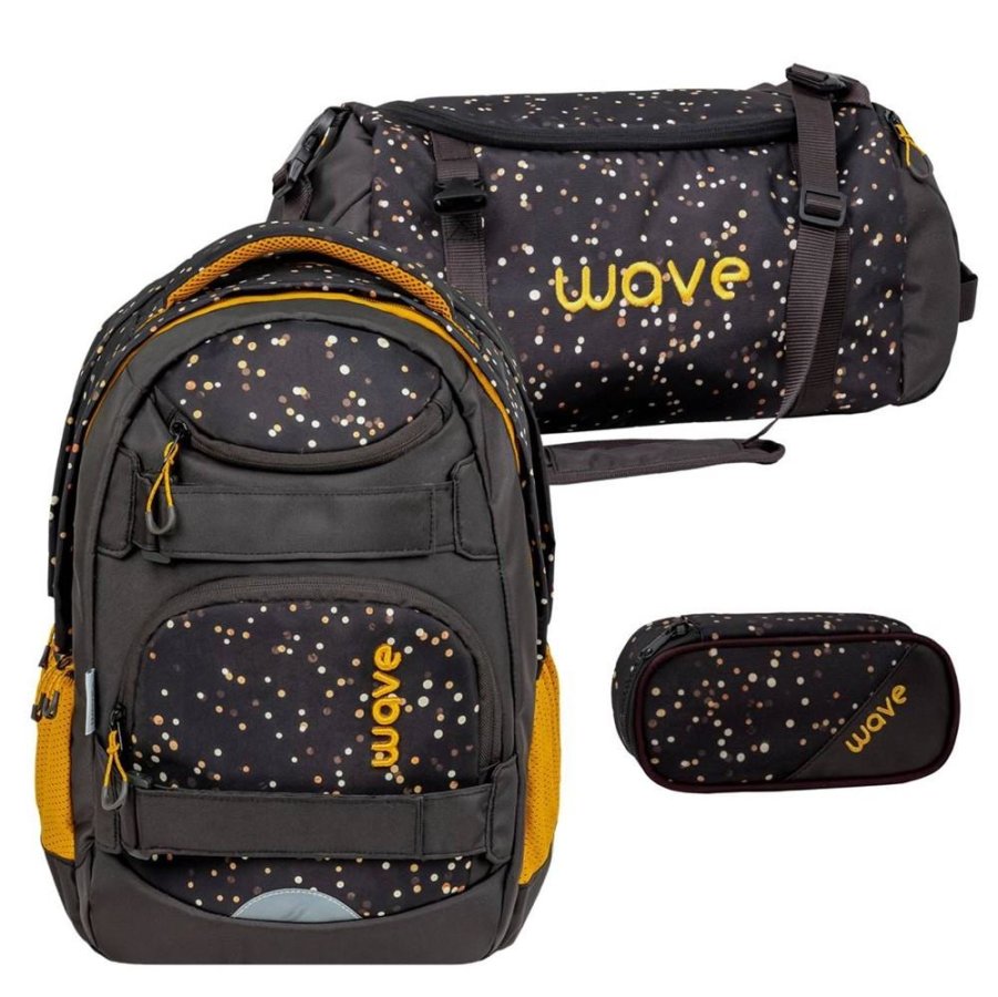 Wave Schulrucksack Set "Infinity Move" 3tlg. Dots Sand Wave Schulrucksack Set "Infinity Move" 3tlg. Dots Sand von Wave