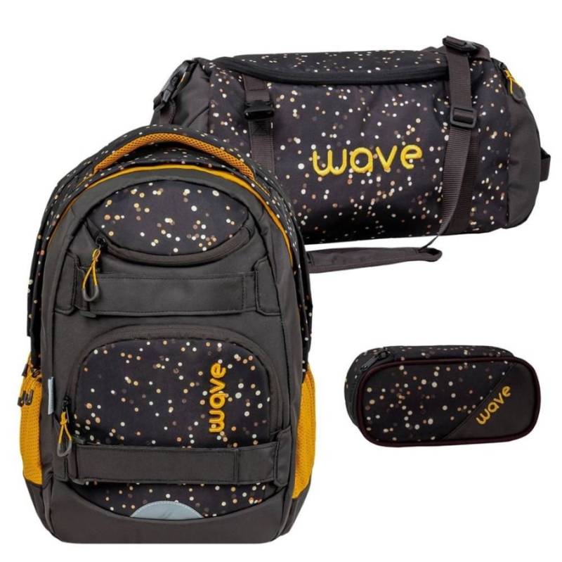 Wave Schulrucksack Set "Infinity Move" 3tlg. Dots Sand Wave Schulrucksack Set "Infinity Move" 3tlg. Dots Sand von Wave
