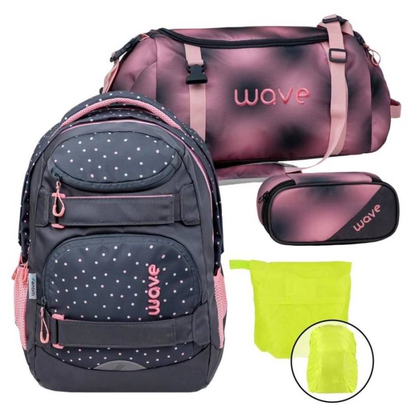 Wave Schulrucksack Set Infinity Move "Dots Pinky" mit Regenschutz Wave Schulrucksack Set Infinity Move "Dots Pinky" mit Regenschutz von Wave