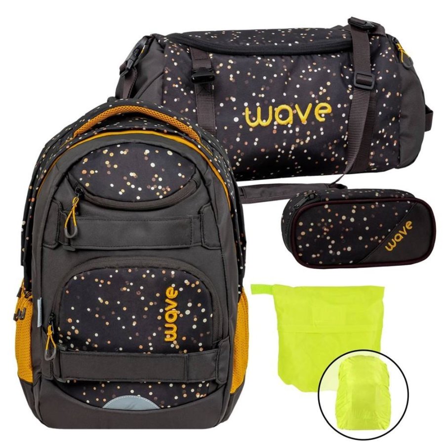 Wave Schulrucksack Set Infinity Move "Dots Sand" mit Regenschutz Wave Schulrucksack Set Infinity Move "Dots Sand" mit Regenschutz von Wave