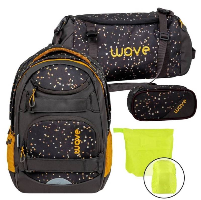 Wave Schulrucksack Set Infinity Move "Dots Sand" mit Regenschutz Wave Schulrucksack Set Infinity Move "Dots Sand" mit Regenschutz von Wave