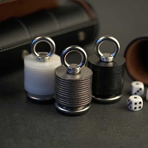 WaveB4 Schockbesteck Edelstahl Knobelturm - schocken knobeln Jule meiern Maxen (Schwarz) von WaveB4