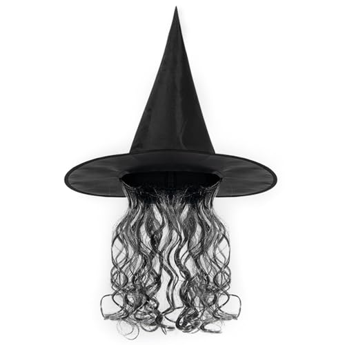 Halloween Hexe Cosplay Zauberer Hut Hexenhut Frauen Mann Uni Hexenkostüm Spitzhut Party Hut Festival Kopfbedeckung von Wayfadacc