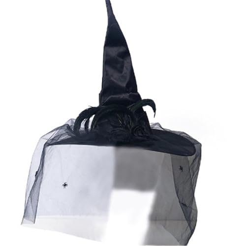 Maskerades Schleifen-Zaubererhüte für Karneval, Hexenhüte mit Spinnen, Hexenhüte für Erwachsene, für Halloween, Geburtstagsparty Maskerades Schleifen-Zaubererhüte für Karneval, Hexenhüte mit Spinnen, Hexenhüte für Erwachsene, für Halloween, Geburtstagsparty von Wayfadacc