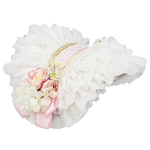 Wayfadacc Anime Maid Für Mädchen Rüsche Spitze Motorhaube Mit Blumenschuhn Stroh Show Mody Women Kopfbedeckung Wayfadacc Anime Maid Für Mädchen Rüsche Spitze Motorhaube Mit Blumenschuhn Stroh Show Mody Women Kopfbedeckung von Wayfadacc