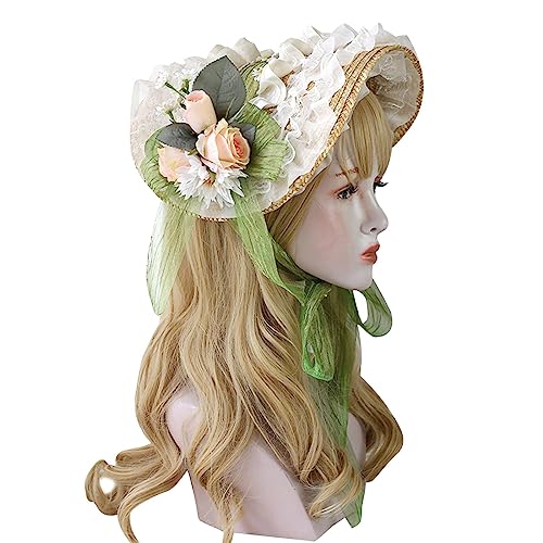 Wayfadacc Blumenhaube Tea Party Hat Hangbag Party Dekorative Haushaltsdarsteller Für Kinder Mädchen Teenager Mädchen Kostüm Wayfadacc Blumenhaube Tea Party Hat Hangbag Party Dekorative Haushaltsdarsteller Für Kinder Mädchen Teenager Mädchen Kostüm von Wayfadacc